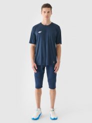 4F Spodenki treningowe męskie - granatowe XL. Niebieskie szorty sportowe męskie 4f, m, z dzianiny, na fitness i siłownię. W wyprzedaży za 89.99 zł.