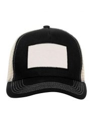 Clique Trucker Patch Cap – 5-panelowa czapka z bawełny i siatki. Czarne czapki męskie CLIQUE, bez wzorów, z bawełny. Za 80.94 zł.