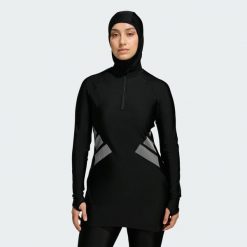 Koszulka Kąpielowa Z Długim Rękawem Big Bars. Białe t-shirty damskie Adidas, bez wzorów, bez kołnierzyka. Za 349.00 zł.