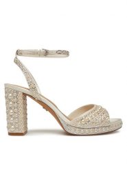 Aldo Sandały Alluring 13918881 Biały. Białe sandały damskie Aldo, bez wzorów, ze skóry, bez obcasa, na słupku. Za 519.99 zł.