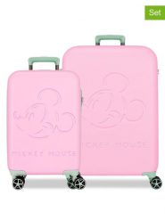 JOUMMA BAGS Walizki (2 szt.) w kolorze jasnoróżowym rozmiar: onesize. Różowe walizki Joumma Bags, bez wzorów, z materiału. Za 448.99 zł.