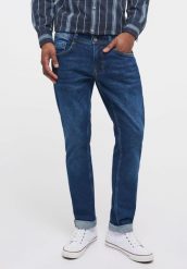 MUSTANG OREGON TAPERED MĘSKIE SPODNIE JEANSOWE JEANSY DENIM BLUE 1013665 5000 783. Niebieskie jeansy męskie Mustang. Za 229.99 zł.