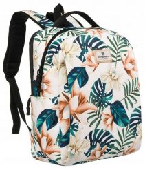 Plecak damski Peterson PTN 77707 biały. Białe plecaki damskie Peterson, bez wzorów. Za 65.99 zł.