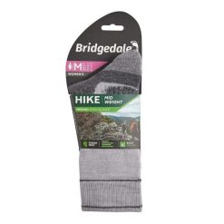 Skarpety do turystyki damskie Bridgedale HIKE MW END BO ORI LD sil L. Szare skarpetki damskie Bridgedale, bez wzorów. Za 98.99 zł.