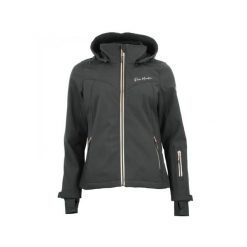 Kurtka damska Peak Mountain Softshell Amaleoff. Czarne kurtki damskie Peak Mountain, m, z aplikacjami, z elastanu. Za 296.00 zł.