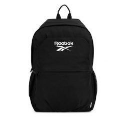 Plecak Reebok. Czarne plecaki damskie Reebok, bez wzorów, sportowe. Za 169.99 zł.