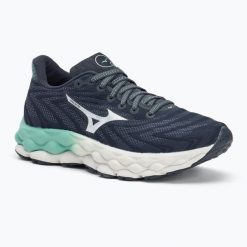 Buty do biegania damskie Mizuno Wave Sky 8. Niebieskie obuwie do biegania damskie Mizuno, mizuno wave. Za 439.99 zł.
