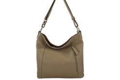 Worek skórzany BARBERINI'S beżowy 861-2. Brązowe shopper bag damskie Barberinis, bez wzorów, ze skóry, na ramię, duże, bez dodatków. Za 239.99 zł.