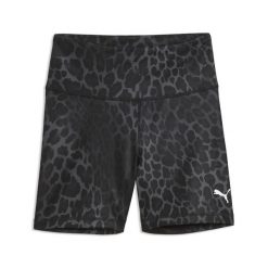 Damskie szorty treningowe TRAIN ALL DAY PUMA. Czarne spodenki sportowe damskie Puma, bez wzorów, z materiału. Za 169.00 zł.