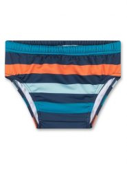 Sanetta Kidswear Kąpielówki w kolorze niebiesko-pomarańczowym rozmiar: 86. Niebieskie kąpielówki męskie Sanetta Kidswear, bez wzorów, z materiału. Za 43.88 zł.