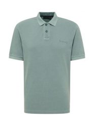 ELBSAND Koszulka polo "Len" w kolorze miętowym rozmiar: M. Zielone koszulki polo męskie ELBSAND, m, bez wzorów, z bawełny, bez ramiączek. Za 134.95 zł.