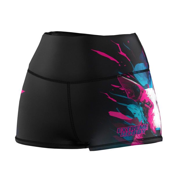 Spodenki sportowe damskie do jogi fitnessu EXTREME HOBBY VIVID BULTERIER. Czarne spodenki sportowe damskie EXTREME HOBBY, m, z dzianiny, do biegania. Za 159.00 zł.