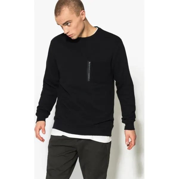 Confront Bluza Hop , czarny, rozmiar L. Czarne bluzy bez kaptura męskie Confront, l, z bawełny. W wyprzedaży za 59.99 zł.