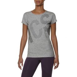 T-shirt Asics Graphic SS Tee 126295-0714. Szare t-shirty damskie Asics, xs, bez wzorów, z bawełny, bez kołnierzyka. W wyprzedaży za 79.99 zł.
