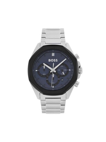 BOSS Zegarek Cloud 1514015 Srebrny. Szare, analogowe zegarki męskie Boss, srebrne. Za 869.99 zł.