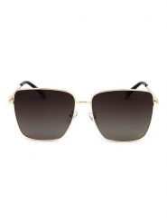 Polaroid Damskie okulary przeciwsłoneczne w kolorze złoto-brązowym rozmiar: 59. Brązowe okulary przeciwsłoneczne damskie Polaroid. Za 158.47 zł.