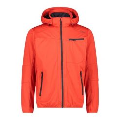 Kurtka softshell wodoodporna zapinana na zamek CMP. Brązowe kurtki softshell damskie CMP, bez wzorów, z puchu, bez kaptura. Za 393.30 zł.