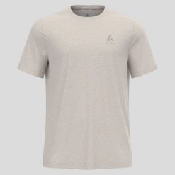 Koszulka biegowa męska Odlo Essential Linencool T-Shirt Crew Neck S/S. Żółte t-shirty męskie Odlo, m, bez wzorów, bez kołnierzyka. Za 198.99 zł.
