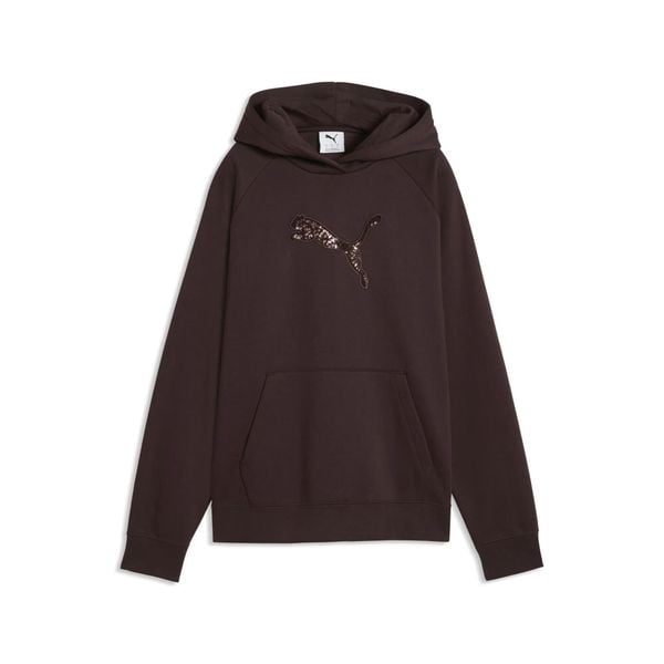 Damska bluza z kapturem Essentials Sequins PUMA. Czarne bluzy z kapturem damskie Puma, l, z bawełny. Za 249.00 zł.