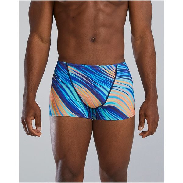 Spodenki pływackie męskie TYR Square Leg Swimsuit - Riptide. Brązowe kąpielówki męskie TYR, m, bez wzorów, do pływania. Za 199.99 zł.