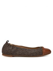 MICHAEL Michael Kors Baleriny Mandy 40S5MAFP1B Brązowy. Brązowe baleriny damskie MICHAEL Michael Kors, bez wzorów, z materiału, bez obcasa. Za 319.99 zł.