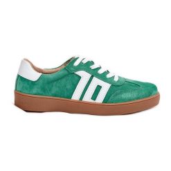 Sneakersy Buty Sportowe Zamszowe Vinceza 79517 Zielone. Zielone buty sportowe na co dzień damskie bez wzorów, z materiału. Za 253.86 zł.