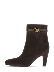 Guess Kozaki 184520 Brązowy. Brązowe kozaki damskie Guess, bez obcasa, na słupku. Za 714.99 zł.