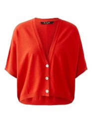 Miss Lagotte Kardigan w kolorze czerwonym rozmiar: 44. Czerwone kardigany damskie Miss Lagotte, bez wzorów. Za 165.99 zł.