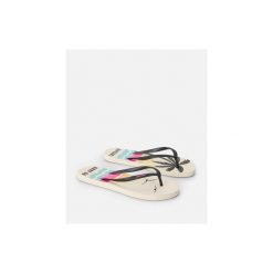 Japonki damskie Rip Curl Mixed Bloom Open Toe. Białe klapki damskie Rip Curl, bez wzorów, bez obcasa. Za 94.99 zł.