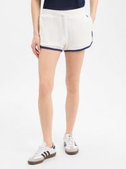 Polo Ralph Lauren spodenki ręcznikowe Kobiety biały, S. Białe szorty damskie Polo Ralph Lauren, bez wzorów, z tkaniny, retro. Za 449.95 zł.