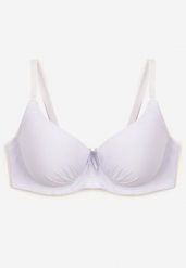 Biały Gładki Biustonosz Full-Cup Crisannas. Białe biustonosze Renee, bez wzorów. Za 24.99 zł.
