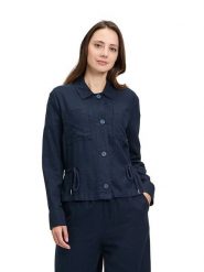 BETTY & CO Kurtka przejściowa w kolorze granatowym rozmiar: 42. Niebieskie kurtki damskie Betty & Co., bez wzorów, bez kaptura. Za 144.95 zł.