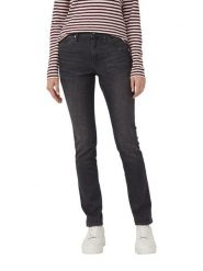 S.Oliver Dżinsy - Slim fit - w kolorze antracytowym rozmiar: 44/L30. Czarne jeansy damskie S.Oliver, z podwyższonym stanem. Za 134.95 zł.