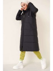 Bigdart Płaszcz zimowy w kolorze czarnym rozmiar: 36. Czarne płaszcze damskie Bigdart, na zimę, bez wzorów, z puchu. Za 143.99 zł.