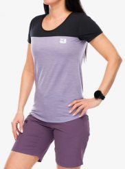 Koszulka damska Ortovox 150 Cool Logo TS. Fioletowe t-shirty damskie ORTOVOX, l, bez wzorów, z lyocellu, bez kołnierzyka. Za 371.79 zł.