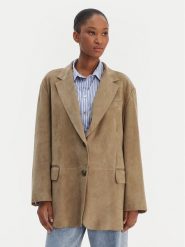 Weekend Max Mara Marynarka Cedro 2615441051 Khaki Relaxed Fit. Brązowe marynarki i żakiety damskie Weekend Max Mara, m, bez wzorów, ze skóry. Za 2,939.00 zł.