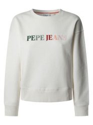 Pepe Jeans Bluza "Regan" w kolorze białym rozmiar: S. Białe bluzy bez kaptura damskie Pepe Jeans, s, z jeansu. Za 184.46 zł.