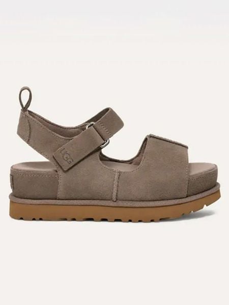 UGG Sandały "Goldenstar HI" w kolorze brązowym rozmiar: 36. Brązowe sandały damskie Ugg, bez wzorów, bez obcasa, na platformie. Za 406.57 zł.