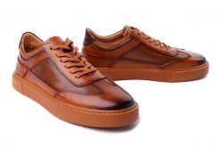 ARTIKER RELAKS 54A0230 brown, półbuty męskie. Brązowe półbuty męskie Artiker Relaks, ze skóry, bez zapięcia. Za 234.43 zł.