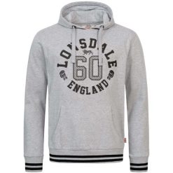 Bluza z kapturem Lonsdale Mamhead. Czarne bluzy z kapturem męskie Lonsdale, m, z bawełny. Za 227.50 zł.