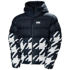 Kurtka puchowa Helly Hansen Oslo Graphic. Niebieskie kurtki męskie Helly Hansen, m, bez wzorów, z puchu, bez kaptura. W wyprzedaży za 1,120.10 zł.