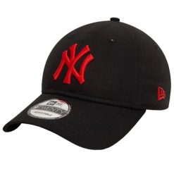 Czapka z daszkiem męska 9TWENTY League Essentials New York Yankees Cap. Czarne czapki męskie New Era, bez wzorów, z bawełny. Za 109.99 zł.