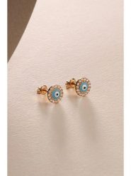 Lodie Silver Pozłacane kolczyki-wkrętki z cyrkoniami rozmiar: onesize. Szare kolczyki damskie Lodie Silver, z cyrkonią, pozłacane. Za 43.99 zł.