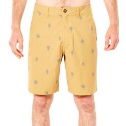 Szorty kąpielowe męskie Rip Curl Boardwalk Salt Water Culture. Żółte szorty sportowe męskie Rip Curl, m, z bawełny, żeglarskie. Za 139.99 zł.