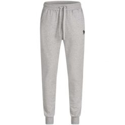 Spodnie do biegania Lonsdale Bulno. Czarne spodnie materiałowe męskie Lonsdale, bez wzorów, z dresówki. Za 249.00 zł.