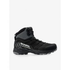 Buty trekkingowe męskie Scarpa Rush TRK GTX. Czarne buty trekkingowe męskie Scarpa, bez zapięcia, trekkingowe. Za 722.99 zł.