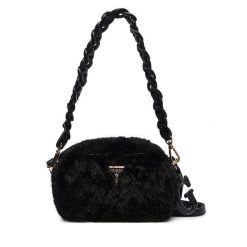 Torebka Guess. Czarne torebki klasyczne damskie Guess, z aplikacjami, bez dodatków. Za 264.99 zł.
