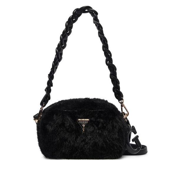 Torebka Guess. Czarne torebki klasyczne damskie Guess, z aplikacjami, bez dodatków. Za 264.99 zł.