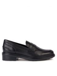 Geox Mokasyny D Walk Pleasure D36TGF 00043 C9999 Czarny. Czarne mokasyny damskie Geox, ze skóry. Za 359.99 zł.