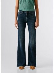 Pepe Jeans Dżinsy - Flared fit - w kolorze granatowym rozmiar: W32/L32. Niebieskie jeansy damskie Pepe Jeans, z podwyższonym stanem. Za 245.38 zł.